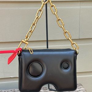 OFF-White Burrow 15 Leather Mini Bag